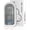 WHITE(BLUE MIFFY), variant on Mipow X Miffy Cool Mist Humidifier - Ultrasonic Quiet, Mini Cute Humidifier with Night Light, 380ml Humidifiers for Bedroom/Babies Nursery/Office