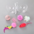 thumbnail image 3 of Milaget Play Training Interactive Cat Vary Balls,Rat,Spring--Cat Toys Pack Set Pink, 3 of 9