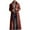 Brown, variant on CHEEREAM Mens Solid Color Long Trench Coat Vintage Classic Long Windbreaker Steampunk Gothic Jacket Overcoat Gray L