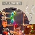 thumbnail image 4 of Vikakiooze Halloween Savings Halloween Solar Wind Chime Lantern Colorful Doll LED Lantern String????, 4 of 6