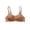 Yellow, variant on Qingpeng Womens Full Support Solid Bras Full Coverage Push Up Wireless Bras Comfy Seamless No Underwire Daily Bralette