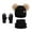 Black, variant on Idoravan winter hats for Girls Boys Winter Knit Sets Children's winter hats Winter Outdoor Warmth Three-piece Set For Boys And Girls With Fleece Ear Protects Pullover Caps Wool Knitted Woolen Caps
