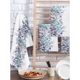 thumbnail image 2 of Purple Blue Eucalyptus Leaves Hand Towels Set,Waffle Weave Kitchen Towels 3 Pieces,Spring Summer Botanical Floral Microfiber Hair Face Bath Tea Towel Absorbent Cleaning Dish Cloths,15.7"x23.6", 2 of 7