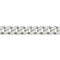 thumbnail image 3 of 925 Sterling Silver 16.25mm Curb Chain 22 Inch, 3 of 7