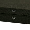 thumbnail image 5 of Rubber-Cal "Recycled Flooring" 1/4 in. x 4 ft. x 6 ft. - Black Rubber Mats, 5 of 5