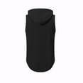 thumbnail image 5 of SWSMCLT Men's Running Hooded Vest Soft Basic Casual Tank Top Quick Dry Fit Sleeveless Summer Top High Low Slim Fit Workout Fall Black X-Small, 5 of 5