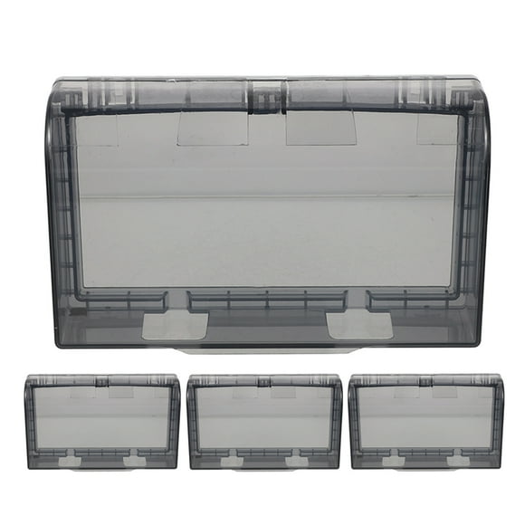 4 piezas de cubierta impermeable para toma de corriente, cubierta para interruptor de pared, protector de enchufe, suministro