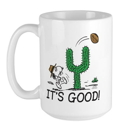 

CafePress - The Peanuts Gang: Spike Large Mug - 15 oz Ceramic Large Mug
