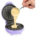 Nostalgia MyMini Waffle Maker, Purple