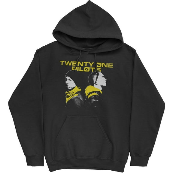 Twenty One Pilots Unisex Pullover Hoodie Sweatshirt Back To Back (X-Large)