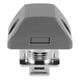 thumbnail image 4 of Rv Cabinet Lock Push Button Open Lock Cabinet Door Use Engineering Plastic Heavy Duty 2.4×2.4×1.6in No Key Required 1 Set, 4 of 4