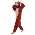 thumbnail image 5 of Cute Animal Onesie Pajamas for Adults Warm Cozy Animal Shape Sleepsuit Ideal for Sleepovers Parties and Lounging Comfortable and Adorable Animal Pajamas Perfect for Winter Fun, 5 of 6