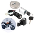 thumbnail image 2 of Qiilu Ignition Lock Fuel Tank Cap Lock Helmet Lock Anti-theft Lock for Honda Monkey Ape, Fuel Tank Cap Lock, Helmet Lock, 2 of 8