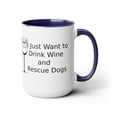 thumbnail image 4 of Pug Wine Rescue Coffee Mug,15oz,Dog Lover Gift,Coffee Lover Gift for Her, 4 of 4