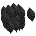 thumbnail image 1 of Guirnalda de 100 hojas de flores artificiales para bodas, Navidad, manualidades, color blanco y negro, 1 of 9