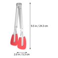 thumbnail image 5 of MLINS Stainless Steel Kitchen Tong with Silicone Grips for Serving and Cooking 9.8 inches, 5 of 8