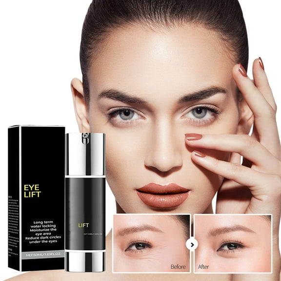 HYLLai Instant Lift Eye Cream, Firming & Hydrating Treatment for Dark Circles, Bags & Fine Lines, 50ml