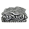 thumbnail image 3 of RV Camper King 72" X 80" Sheet Set 400 Thread-Count 100% Egyptian Cotton 6-Inch Deep Pockets - Made for RV - Zebra Print Color, 3 of 7