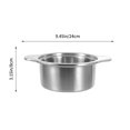 thumbnail image 2 of 1pc Stainless Steel Hot Pot Container Household Restaurant Food Cooking Pot (Silver), 2 of 9
