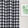 thumbnail image 2 of 2 Panel Buffalo Plaid Curtains, Rod Pocket Light Filtering Checkered Curtain Drapes, 2 of 6