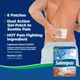 Salonpas Medical Hot GelPatch for Pain Relief, Minor Aches & Pains of Muscles & Joints, 6 Count