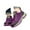 Purple, variant on Leozcaa Women's Waterproof Hiking Boots Outdoor Trekking Camping Trail Lightweight Hiking Fashion Sneakers