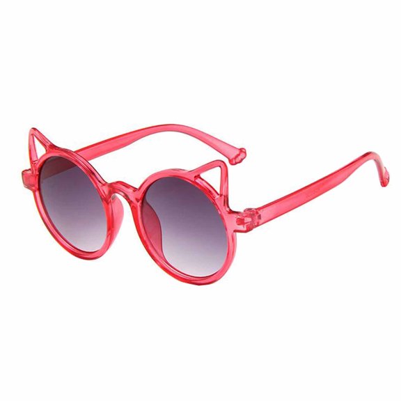 FYEGRE Stylish Kids Eyewear for Driving Beach Outdoor Activities and Daily Wear with Durable Frame Red
