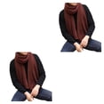 thumbnail image 1 of Sonducket Bufandas femeninas Cachemira-como Mulitcolor 200 * 30 cm Invierno Cálido Mantón Envuelve Sólido Pañuelo de moda Regalo de Type4 NO4, 1 of 6
