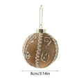 thumbnail image 2 of Hangs Brown Fabric Foam Pendants Create A Festive Atmosphere for Home Decoration, 2 of 6