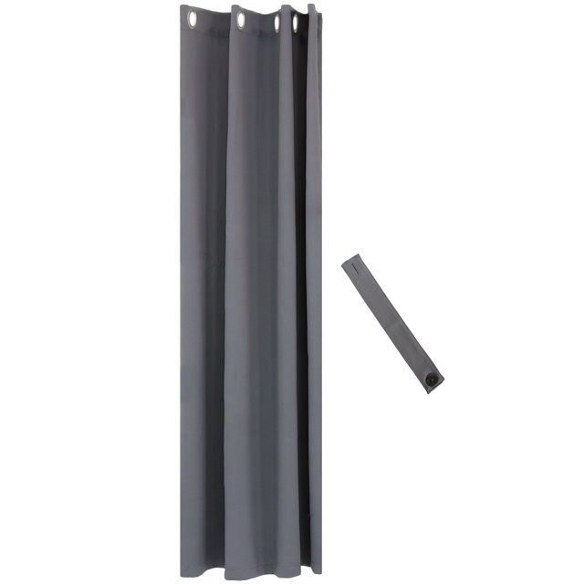 Sunnydaze Panneau de Rideau Occultant avec Œillets - 52 x 95 Po. - Gris