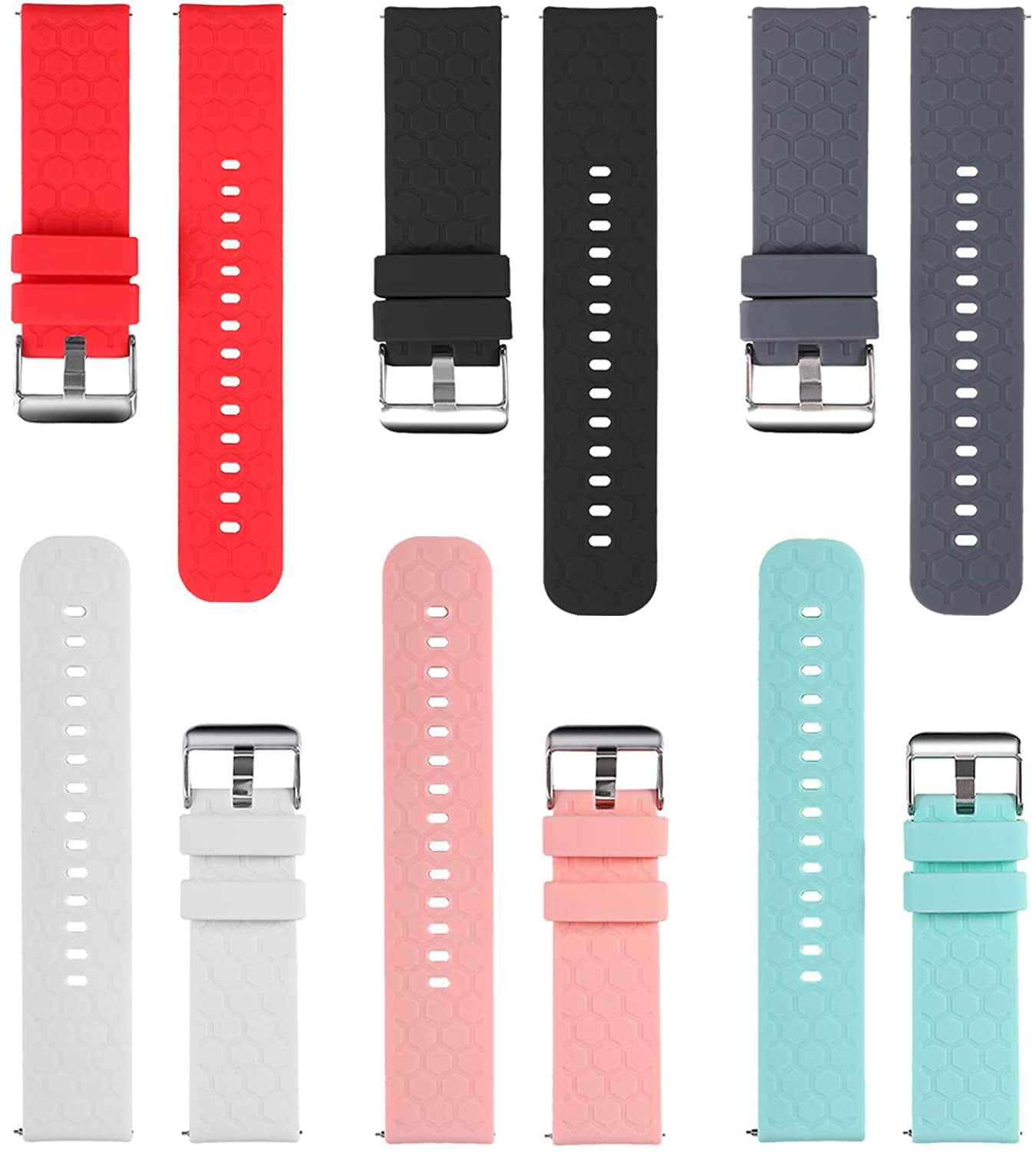 6-Pack Soft Silicone Bands Compatible with AIKELA 205U Smart Watch,  Replacement Quick Release Wristband Watch Straps for Women\u0026Men | Walmart  Canada