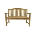 thumbnail image 2 of Anderson Teak Rose Hand-Carved Teak Outdoor Bench - N/A, 2 of 5