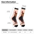 thumbnail image 2 of Honeii Cute Mouse In Glasses Print Adult Socks,Crew Socks,Casual Calf Socks,Daily Wear Socks for Men & Women, Perfect for Sports, Casual and Everyday Use, 2 of 6