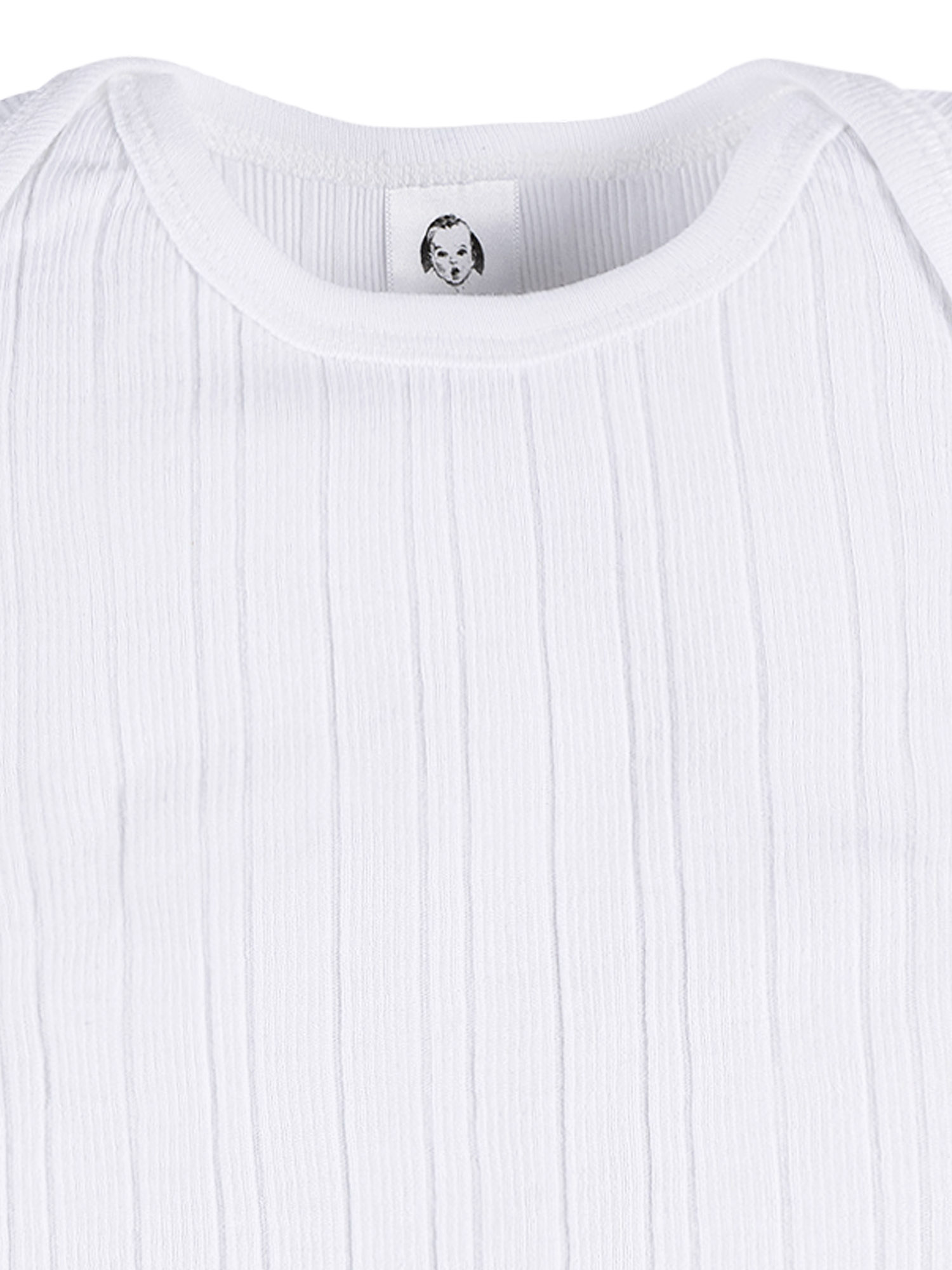 Gerber Baby Neutral 3-Pack White Short Sleeve Bodysuits, Sizes Preemie - 24 Months