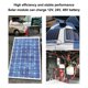 thumbnail image 4 of Kit de panel solar para vehículos recreativos marco anodizado batería mono solar resistente alto rendimiento alta eficiencia para vehículos recreativos ANGGREK Otros, 4 of 8