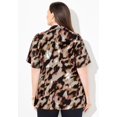 thumbnail image 4 of Catherines Women's Plus Size Petite Timeless Short Sleeve Blouse, 4 of 5