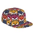thumbnail image 2 of Goofa Fox Face Printed Men's Baseball Cap,Straight Brim Hat,Golf Dad Hat,Versatile Style,Sun Protection Cap,Travel Hat, 2 of 9