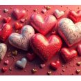 thumbnail image 4 of Valentine's Day Romantic Backdrop Banner with Roses and Hearts for Party Supplies Wedding Decorations Photography Background Props, 4 of 4