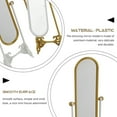 thumbnail image 3 of 2 Pcs Mini Maison de Poupée Miroir de Dressing Pleine Longueur Modèle Décorations de Maison de Poupée, 3 of 8