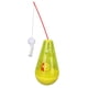 thumbnail image 2 of Gato Roly Poly Juguete Gato Construido en Bola de Campana Interactivo Snack Juguete con Ratón de Felpa Palo de Gato para Gatos de Interior Gatitos Amarillo, 2 of 5