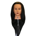 thumbnail image 3 of 100% Human Hair 18 " Mannequin Head Hairdresser Training Head Manikin Cosmetology Doll Head, 3 of 6