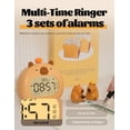 thumbnail image 4 of Reloj despertador WANIDEA Lindo Capibara para niños con temporizador y luz, 4 of 9
