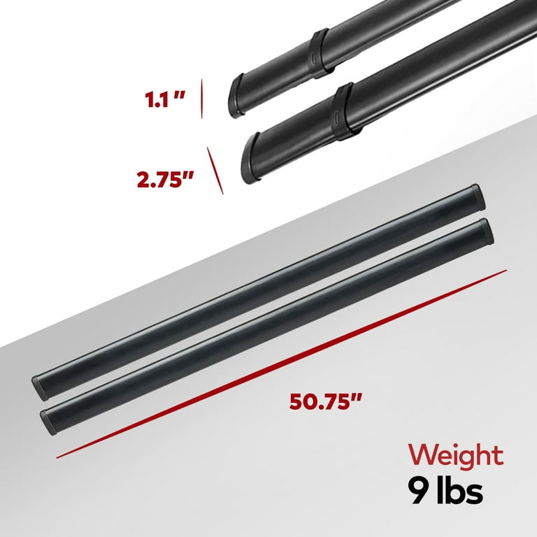 YAKIMA 50 Inch Steel CoreBar Aerodynamic Roof Rack Crossbars Set of 2 Walmart