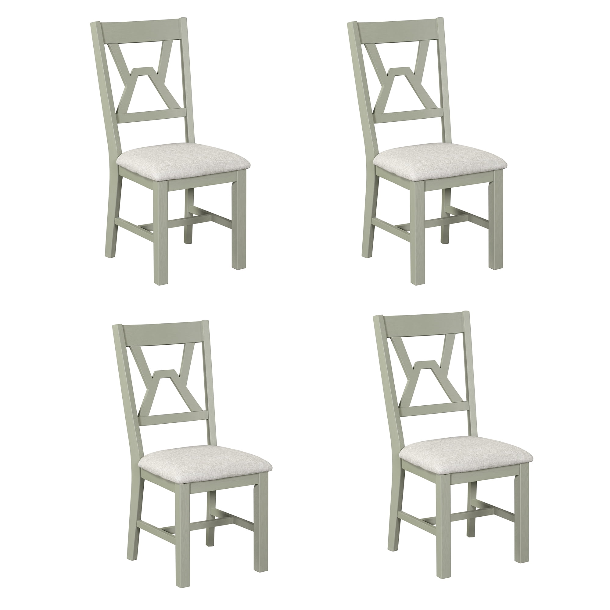 Dining Chairs, Accent Parsons Diner Chairs Upholstered Fabric Dining