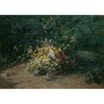 thumbnail image 2 of Olga Wisinger-Florian 18x14 Gold Ornate Wood Frame and Double Matted Museum Art Print Titled - Field Flower Bouquet (1906), 2 of 4