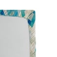 thumbnail image 2 of Ambesonne Blue Fitted Sheet, Hexagonal Abstract Grunge, Full Size, Turquoise White, 2 of 2