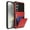 Red, variant on Allytechgroup Case for Samsung Galaxy S24 FE, [1x Screen Protector] Flip Credit Card Holder Non-Slip Shockproof Cover, Compatible with Samsung Galaxy S24 FE, Purple