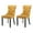 Gold, variant on Tzicr Tufted Dining Chairs Set of 2, Upholstered Dining Chairs with Nailhead Back, Nailhead Trim, Velvet Dining Chairs for Kitchen/Bedroom/Dining Room(Gold)