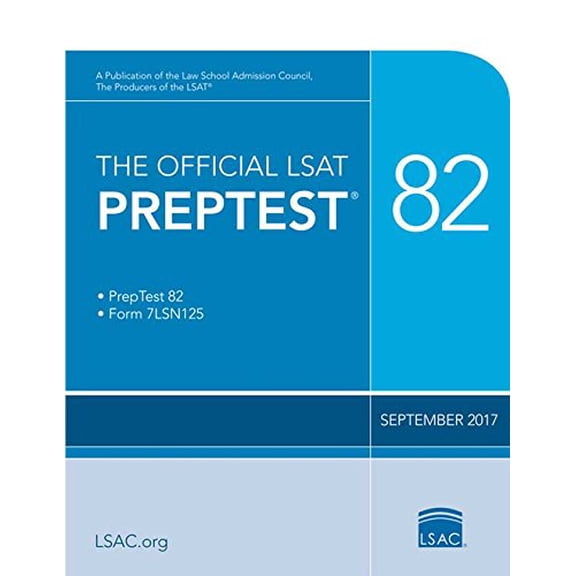Pre-Owned The Official LSAT PrepTest 82: (Sept. 2017 LSAT), 9780998339740, 0998339741, Paperback,