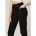thumbnail image 3 of Conceited Women's Energize Stretch Ultra Soft Ponte Dress Pants with Pockets and Belt Loops, 3 of 6